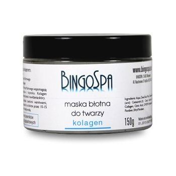 .BINGOSPA Błotna maska do twarzy z kolagenem 150g .